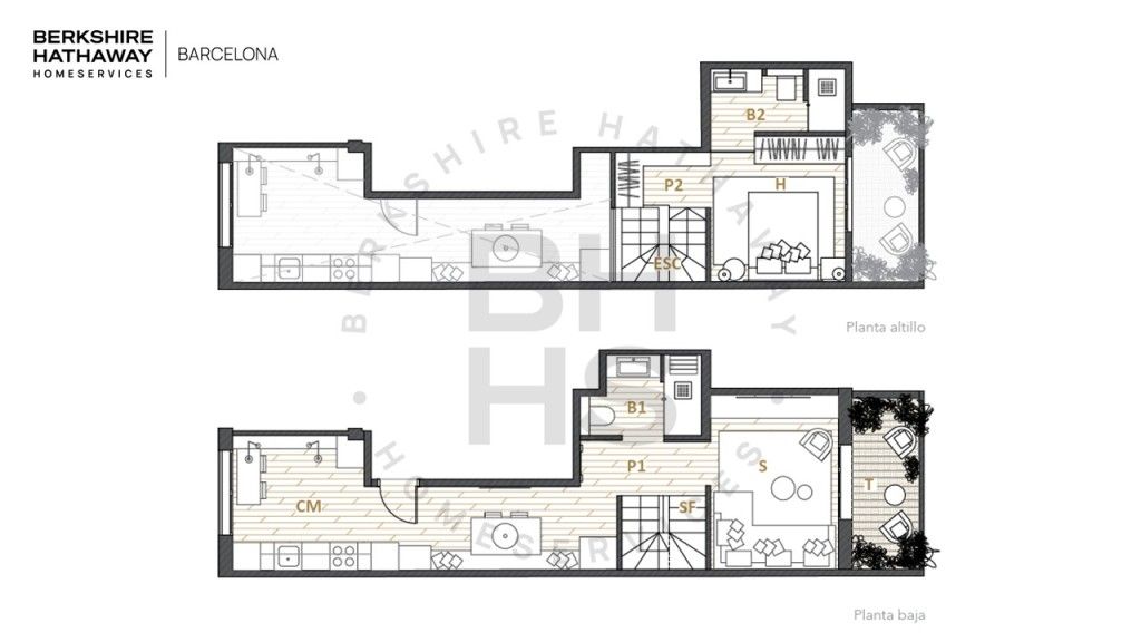 Duplex for sale in  Barcelona Capital  with Parquet flooring and Terrace