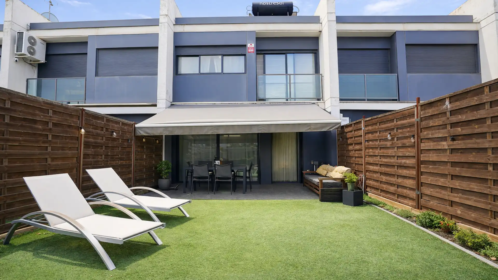 Terraza de Casa adosada en venta en Reus con Aire acondicionado, Calefacción y Jardín privado