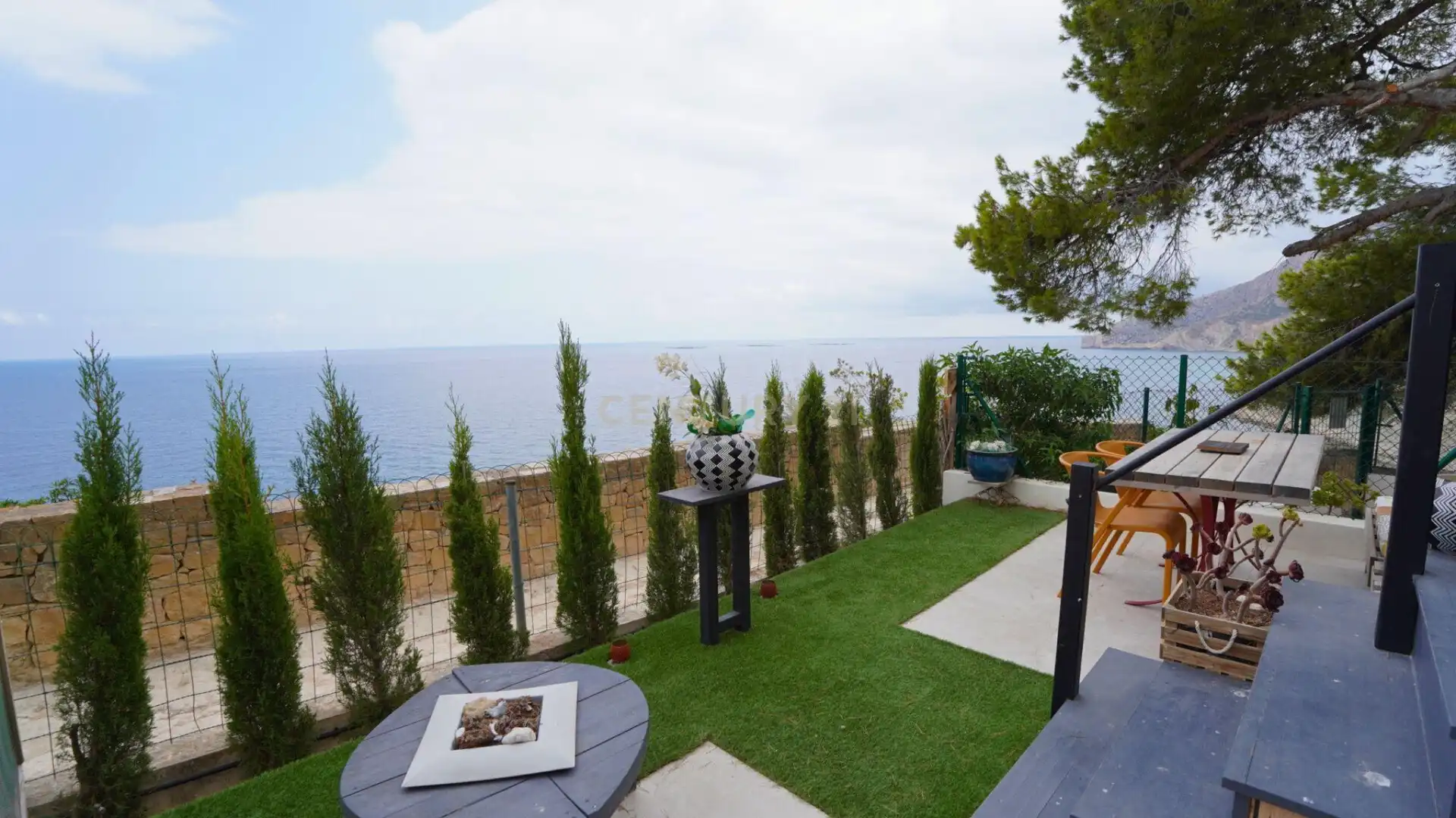 Jardí de Apartament de lloguer en Calpe / Calp amb Aire condicionat, Traster i Forn