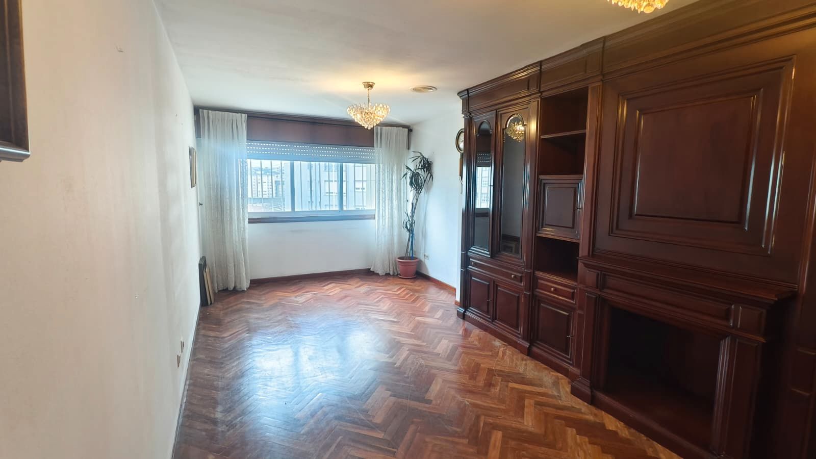 Sala de estar de Piso en venta en A Coruña Capital  con Parquet, Terraza y Trastero