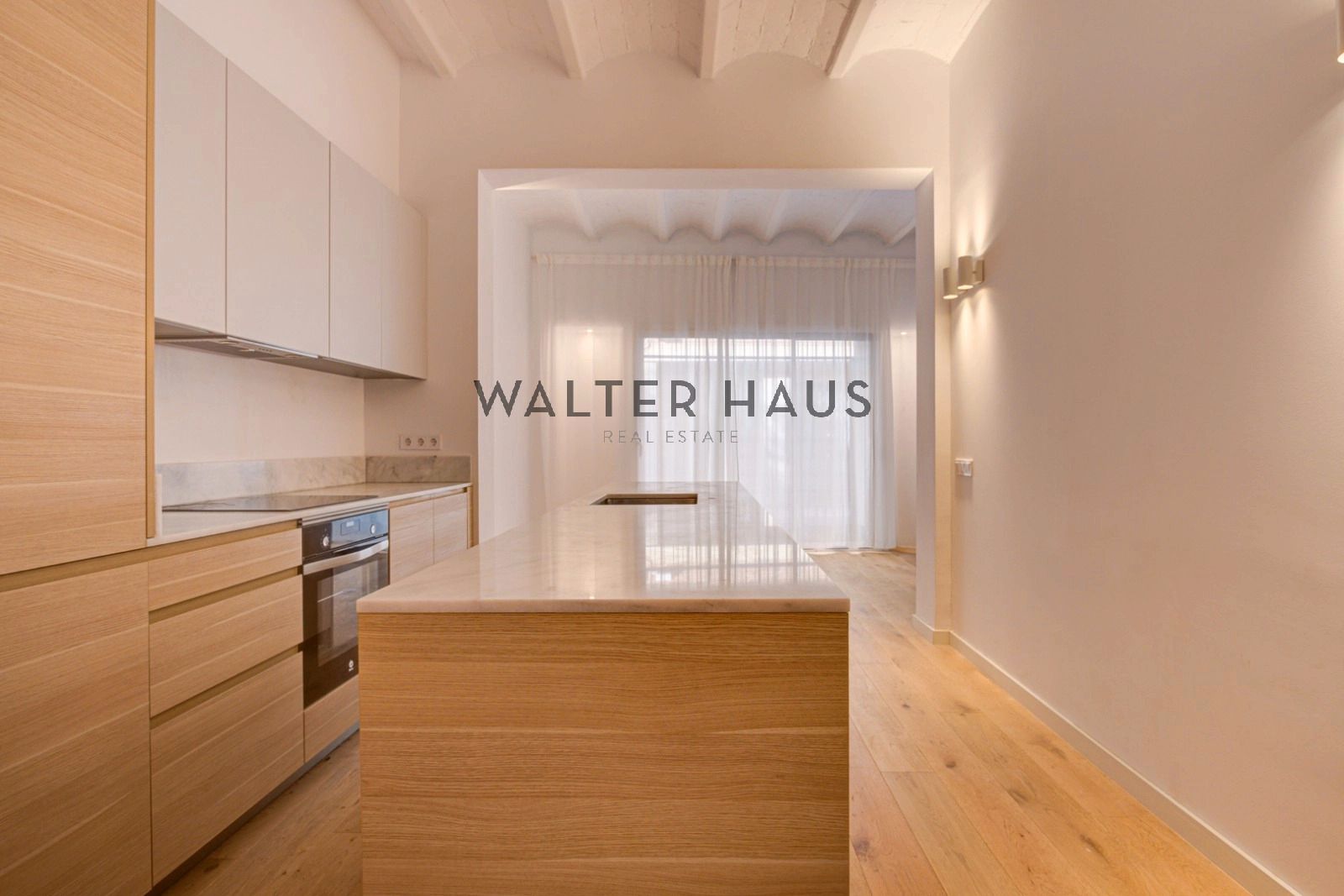 Kitchen of Flat for sale in  Barcelona Capital  with Air Conditioner, Heating and Parquet flooring