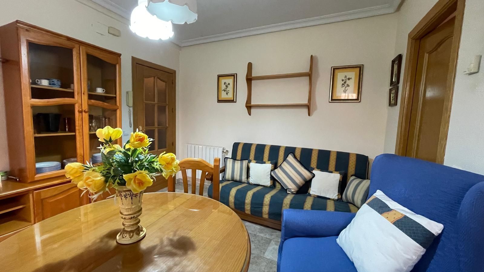 Sala d'estar de Apartament de lloguer en Ciudad Real Capital amb Aire condicionat i Calefacció