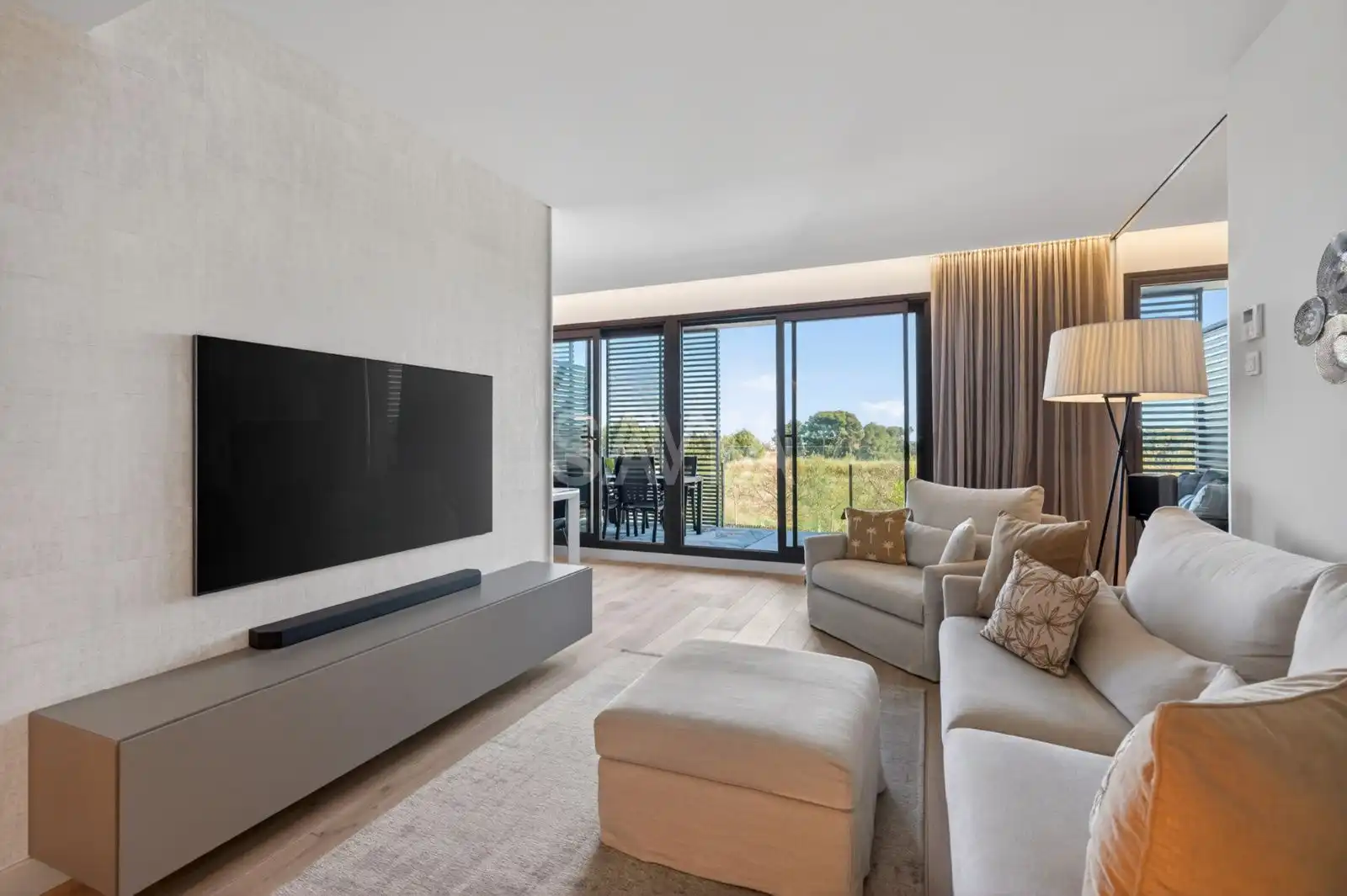 Sala de estar de Piso en venta en Sitges con Aire acondicionado, Calefacción y Terraza