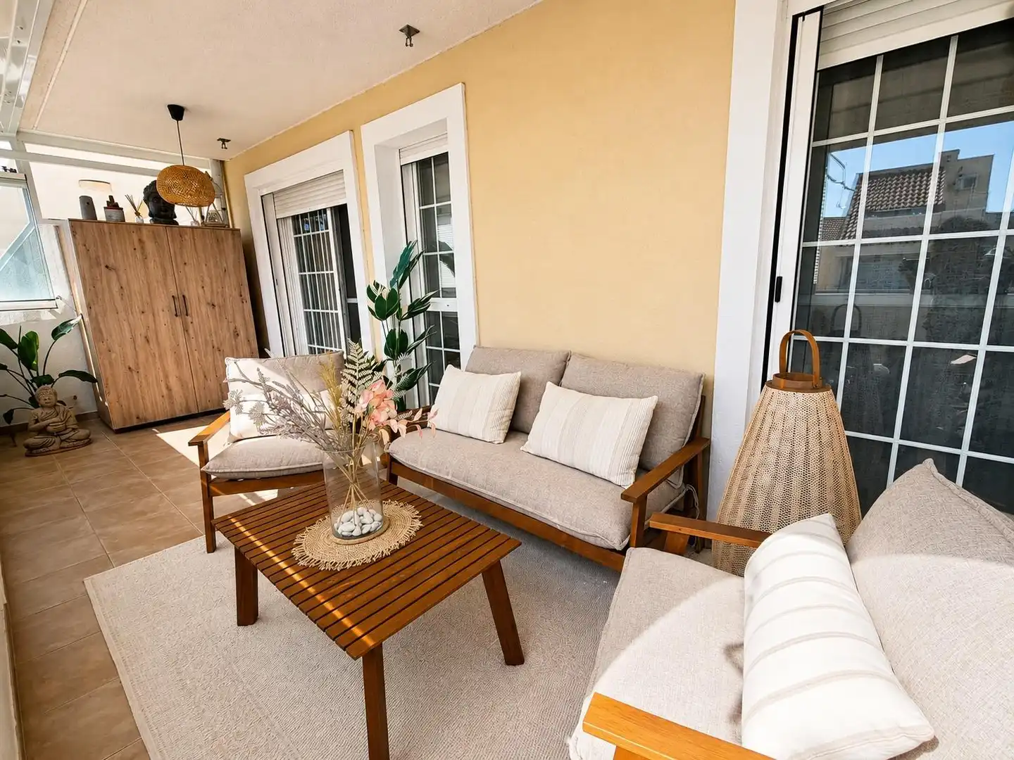 Terrace of Flat for sale in Santa Pola  with Air Conditioner, Heating and Parquet flooring