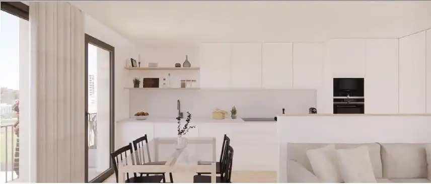 Cocina de Dúplex en venta en Castellar del Vallès con Aire acondicionado, Calefacción y Parquet