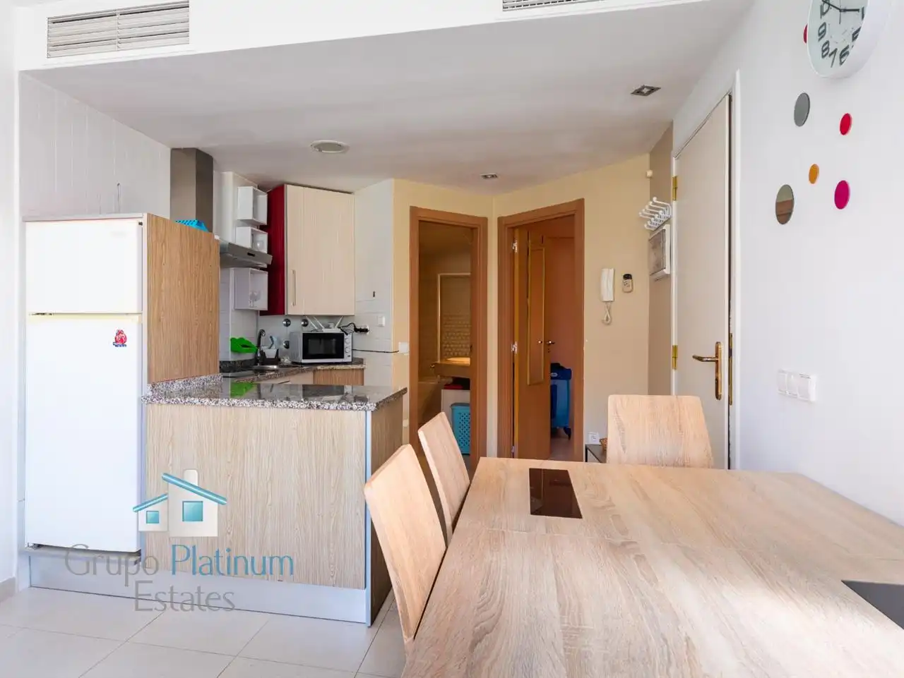 Cocina de Apartamento en venta en Vera con Piscina y Amueblado