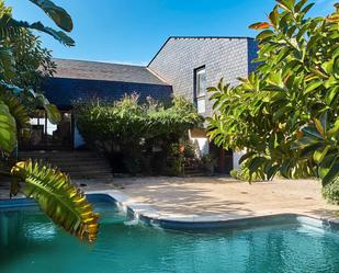 Swimming pool of House or chalet for sale in Vigo   with Private garden, Parquet flooring and Storage room