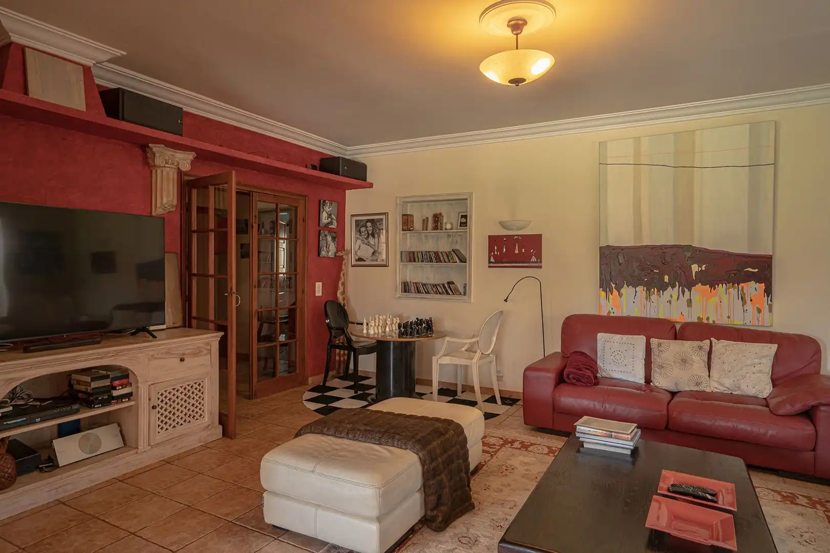 Living room of Houses for sale in Maó - Mahón  with Air Conditioner, Private garden and Terrace