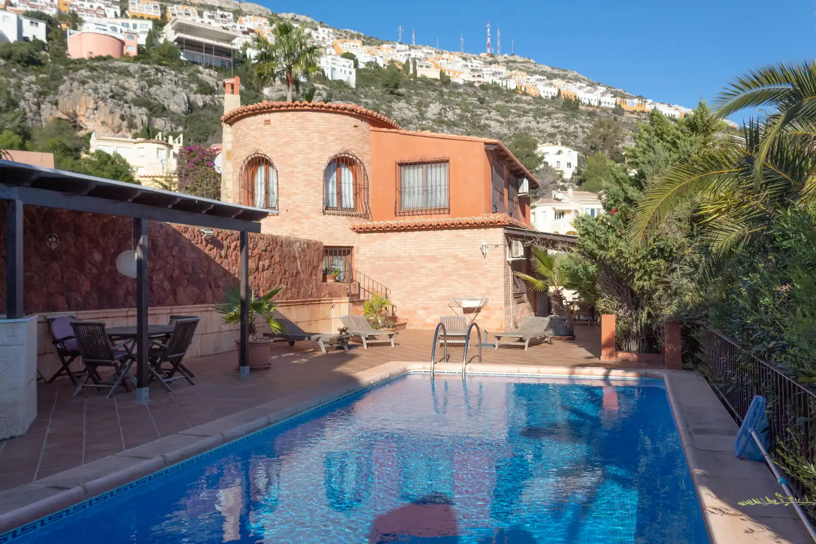 Swimming pool of Houses for sale in Benitachell / El Poble Nou de Benitatxell  with Air Conditioner, Heating and Private garden