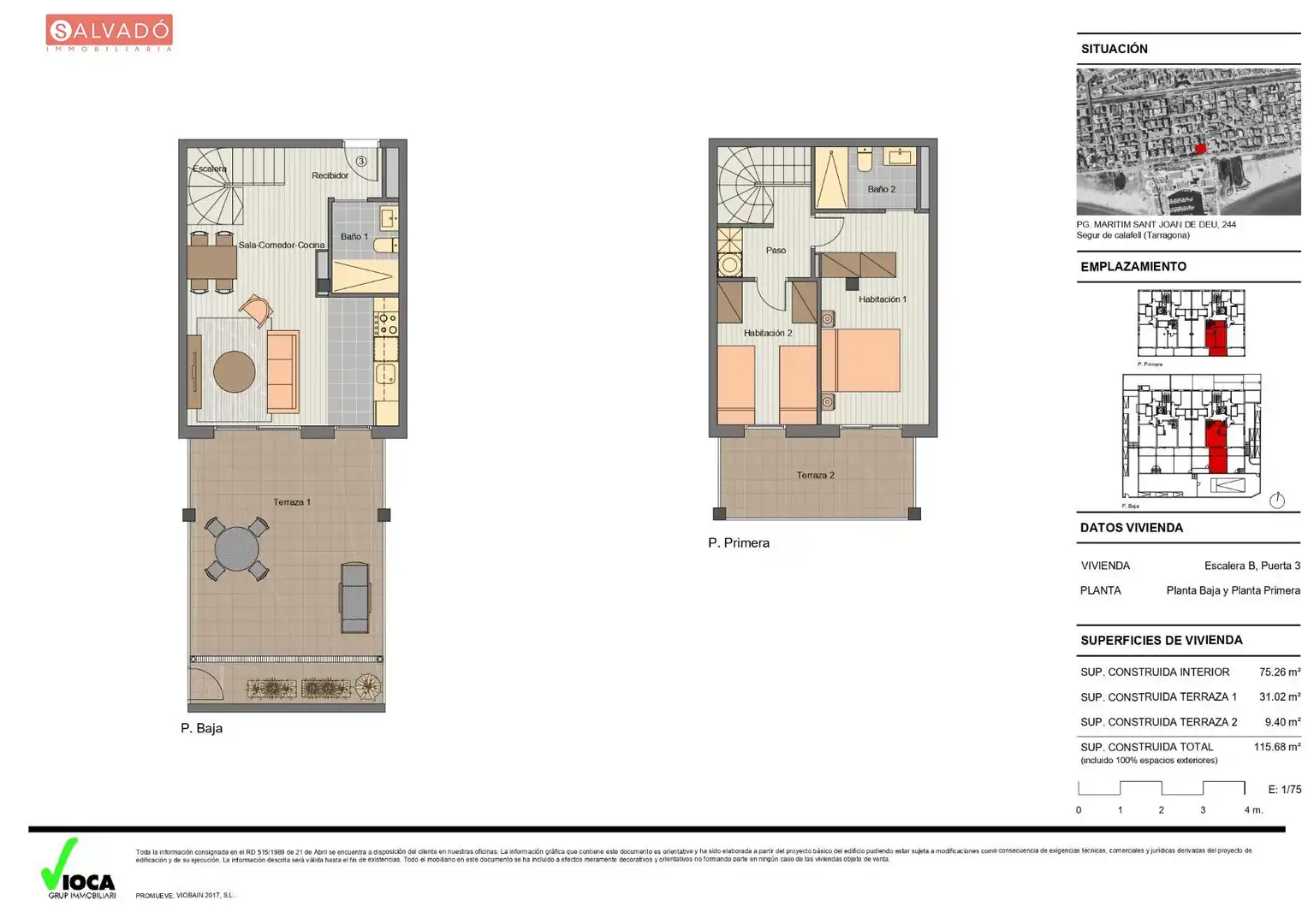 Flat for sale in Calafell  with Air Conditioner, Heating and Terrace