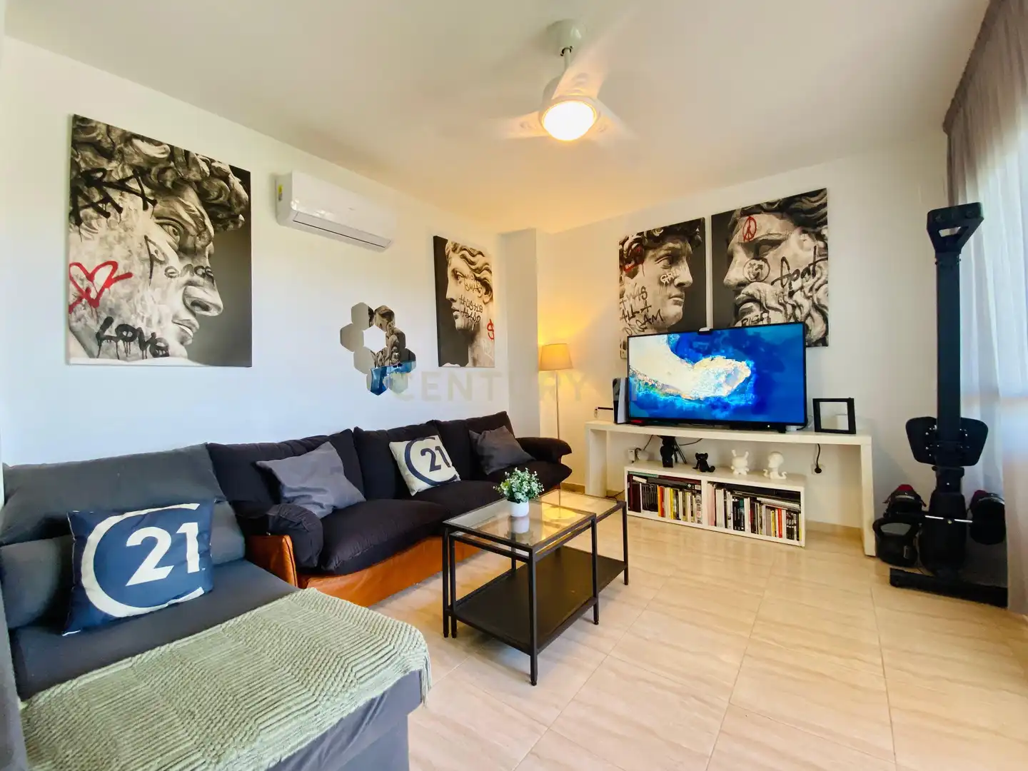 Sala de estar de Apartamento en venta en El Ejido con Jardín privado