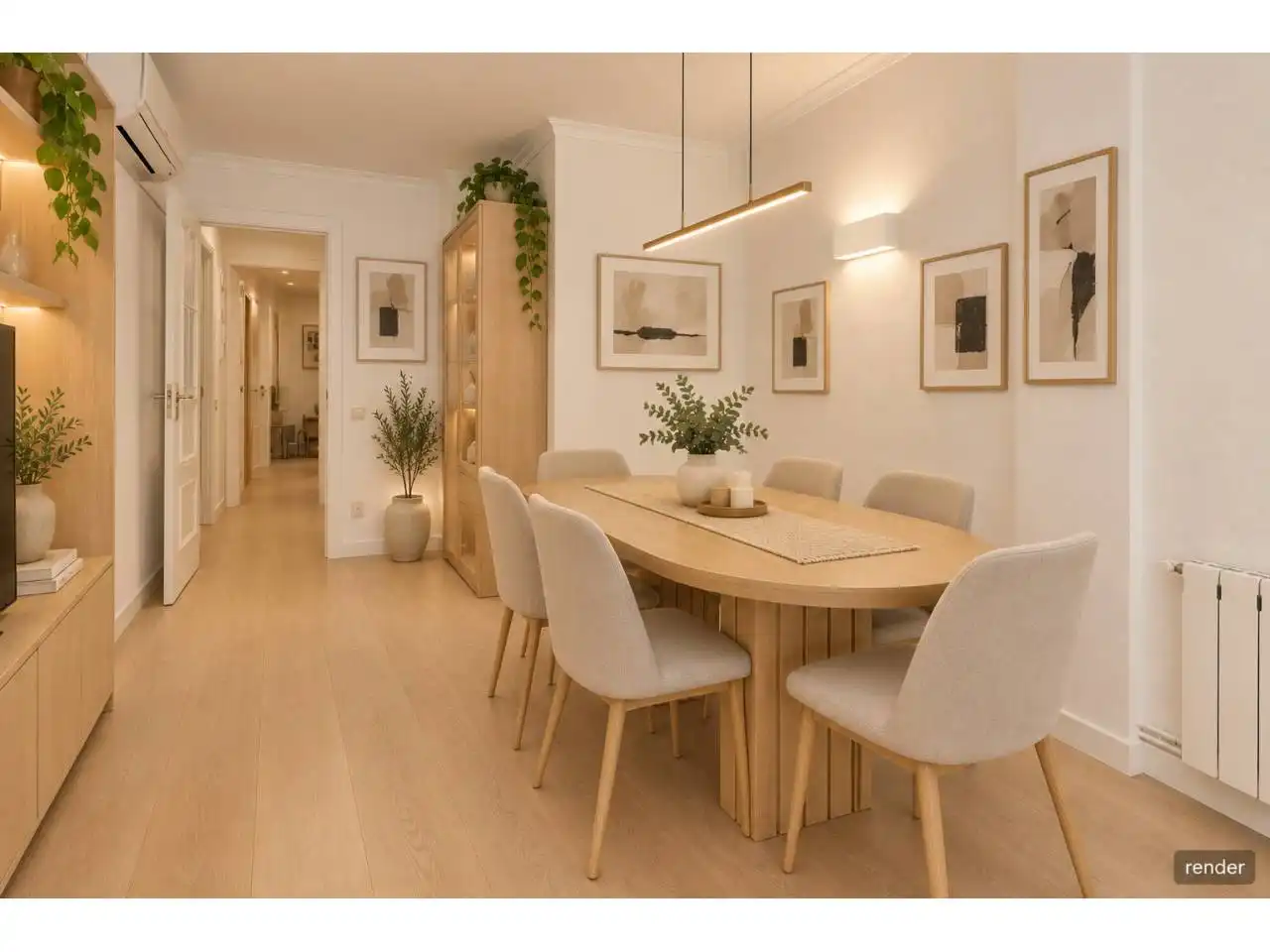 Comedor de Piso en venta en Barcelona con Aire acondicionado, Calefacción y Balcón
