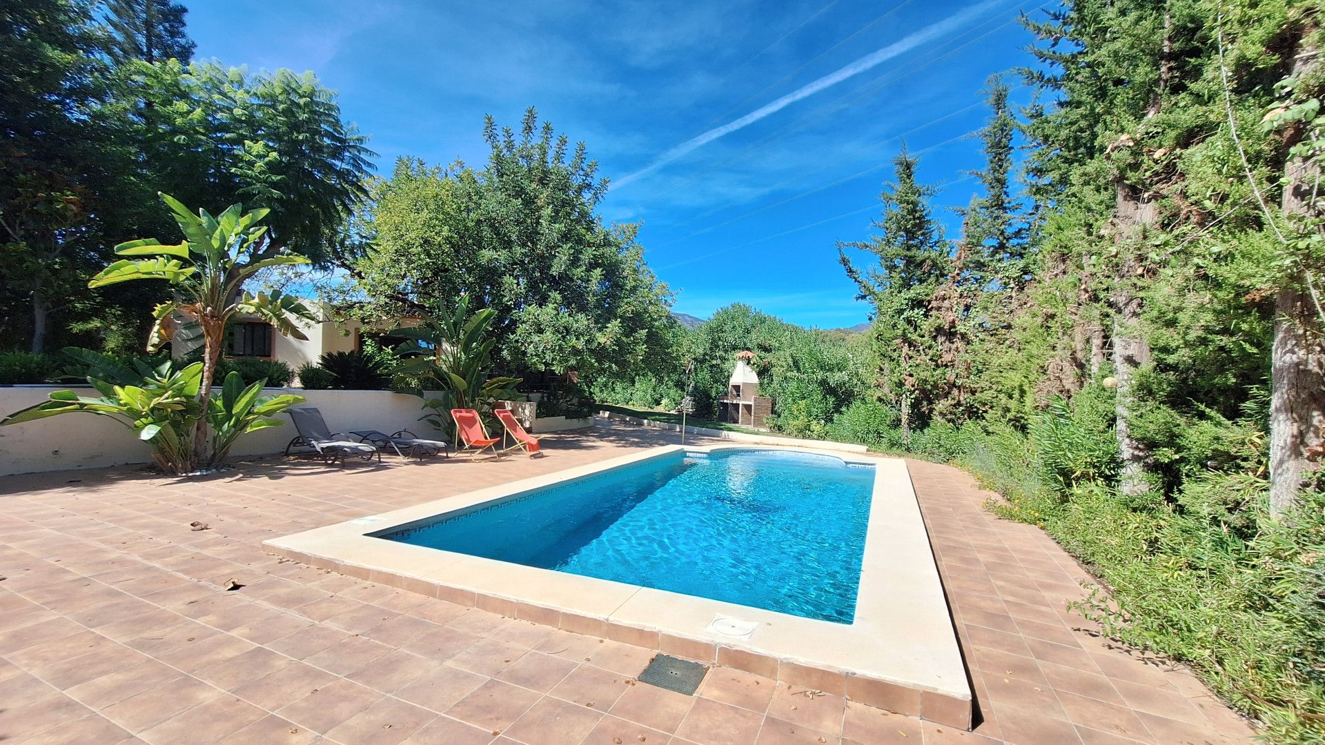 Garden of House or chalet for sale in Estepona  with Air Conditioner, Private garden and Terrace