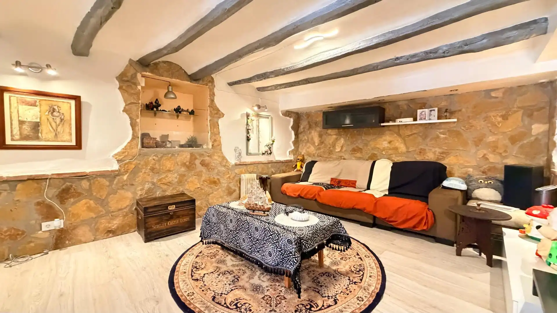 Sala d'estar de Finca rústica en venda en Vandellòs i l'Hospitalet de l'Infant
