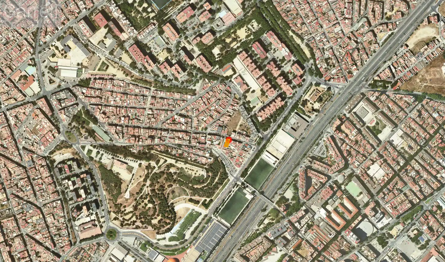 Vista exterior de Residencial en venda en Badalona