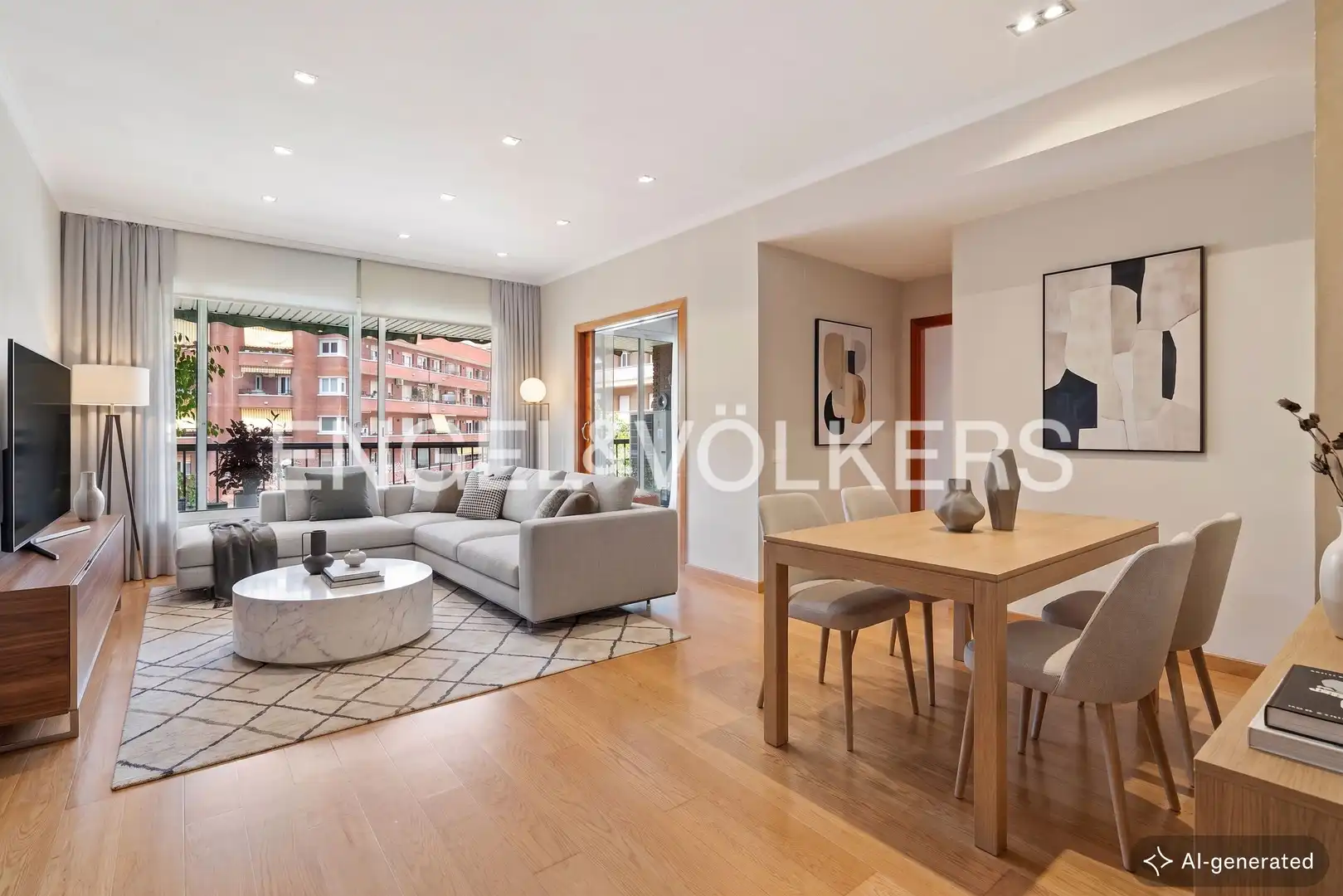 Exterior view of Flat for sale in Barcelona  with Air Conditioner, Heating and Parquet flooring