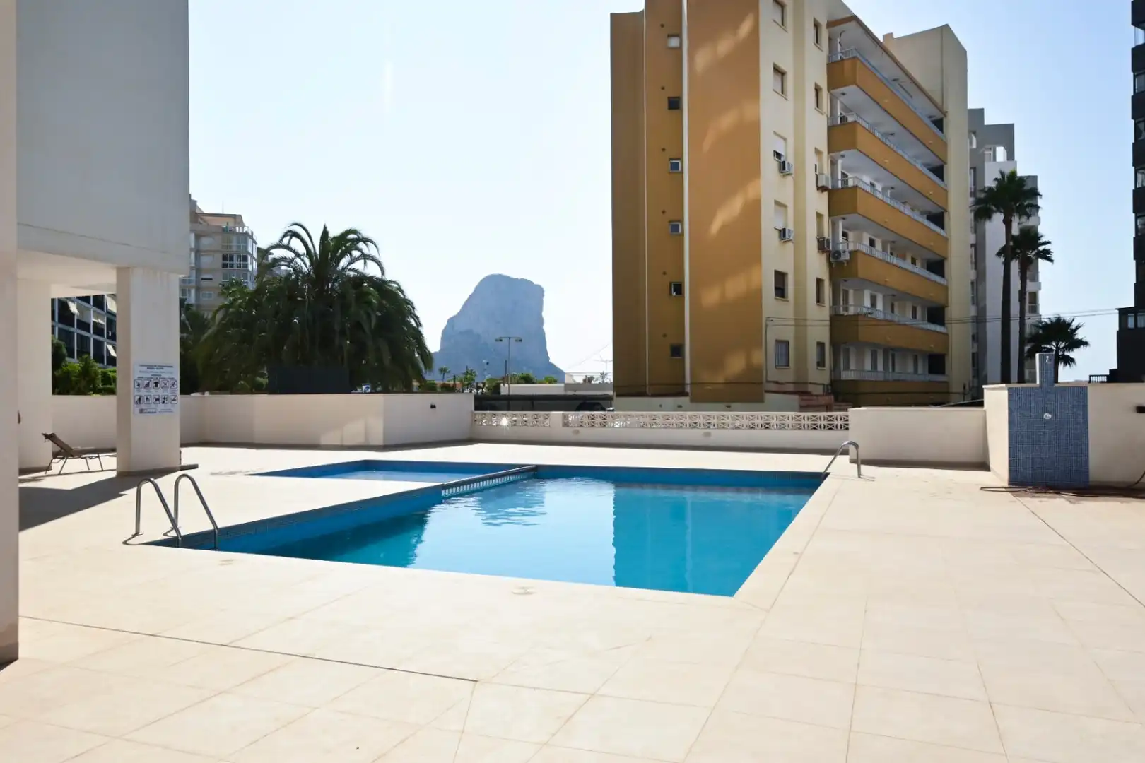 Piscina de Apartament en venda en Calpe / Calp amb Aire condicionat, Terrassa i Traster