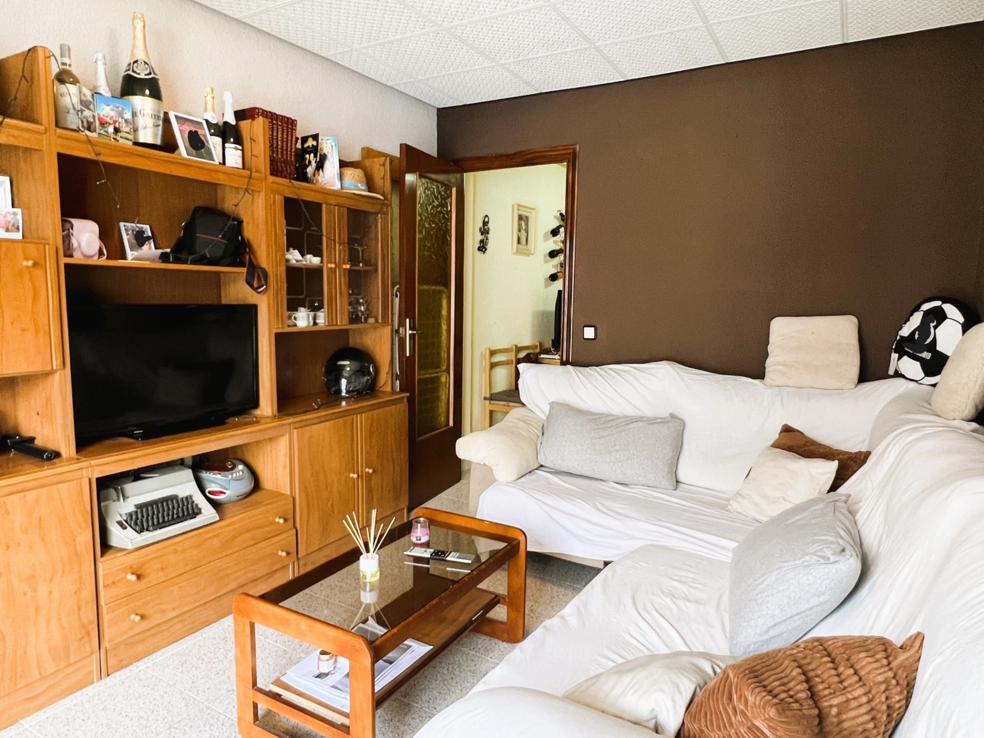 Living room of Flat for sale in Elche / Elx  with Air Conditioner, Terrace and Balcony