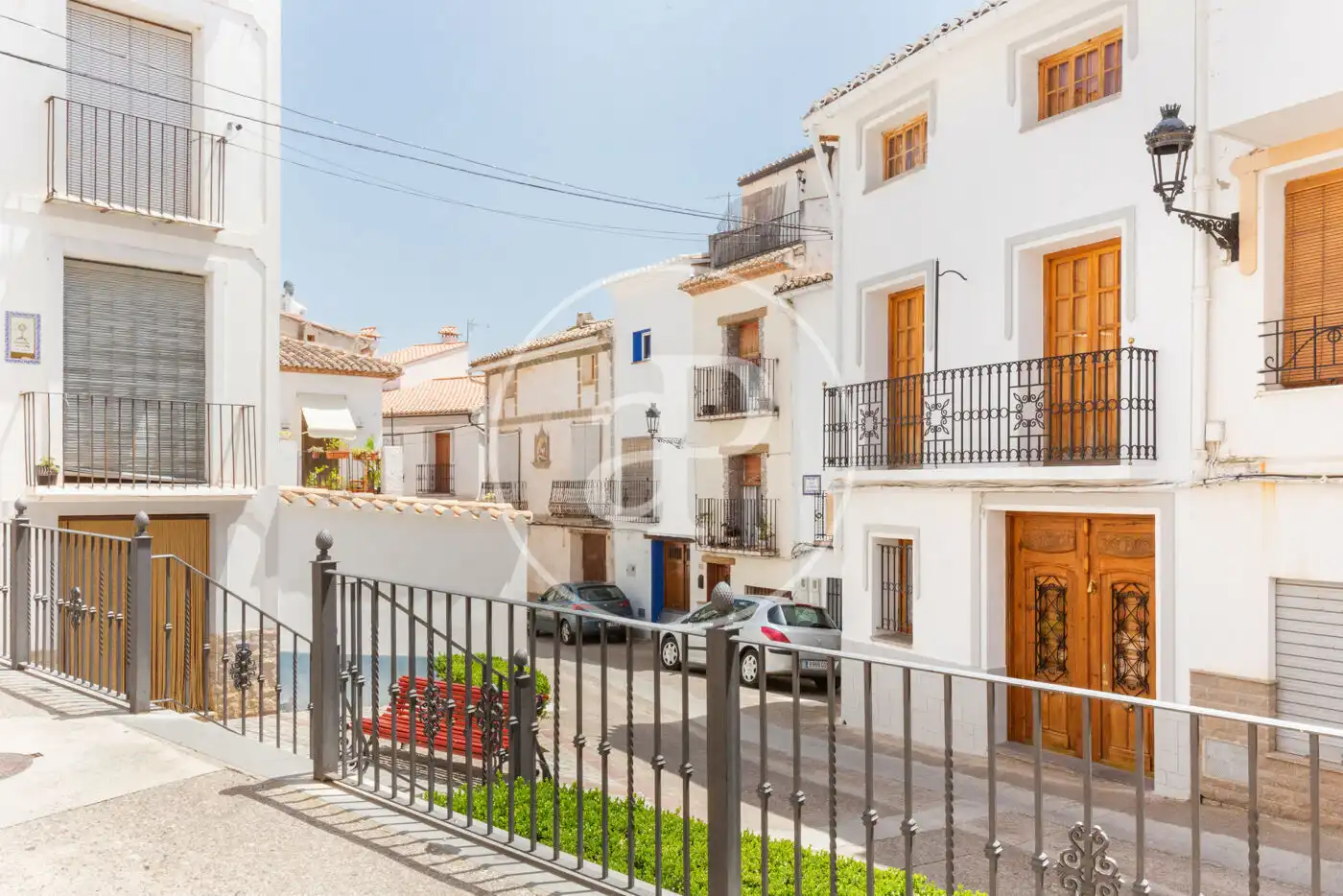 Vista exterior de Casa adosada en venda en Gaibiel amb Terrassa, Traster i Balcó