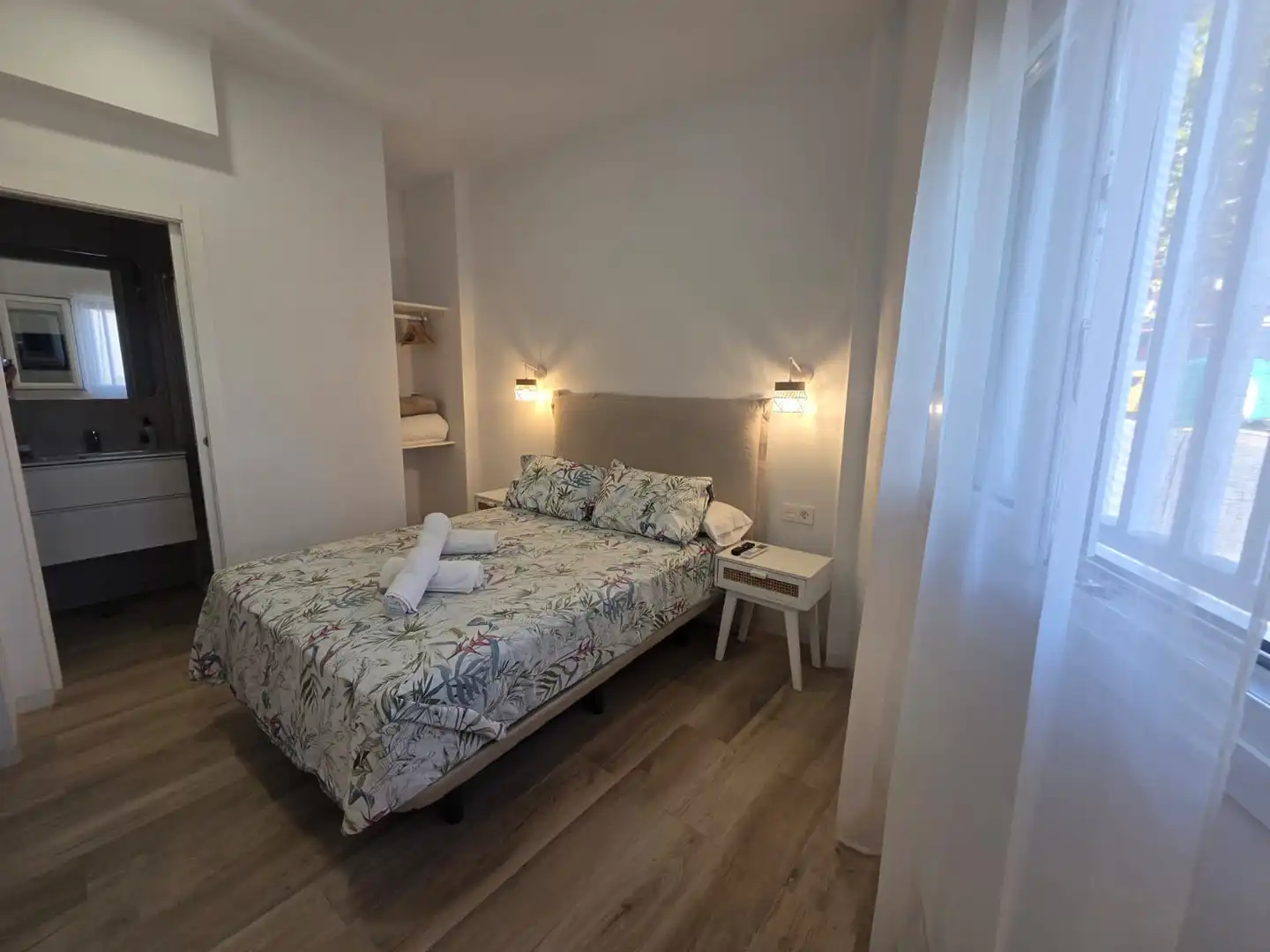 Bedroom of Apartments for rent in Conil de la Frontera  with Air Conditioner, Heating and Terrace
