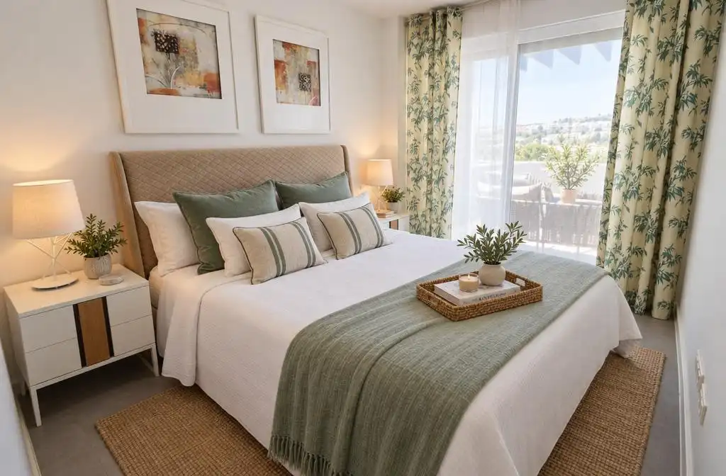 Dormitori de Apartament de lloguer en La Cala Mijas