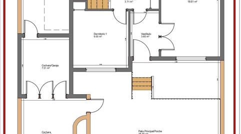 Foto 2 von Maisonette zum Verkauf in Calle Sta.cilia de Jaca-b.peral, 3, Barrio de Peral - San Félix, Cartagena