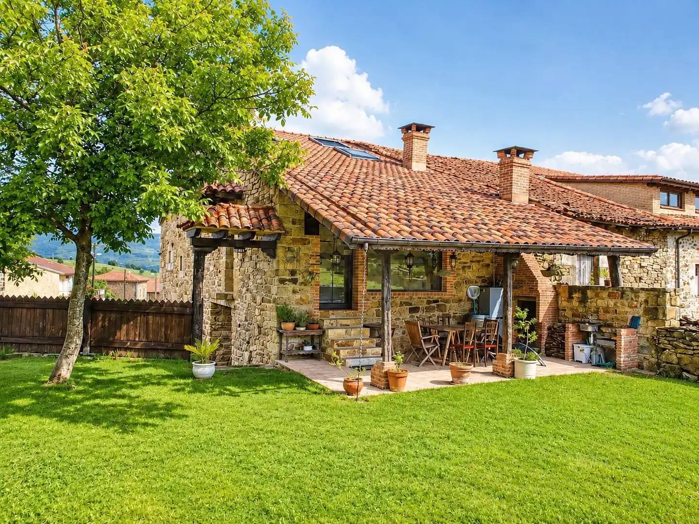 Terraza de Casa o chalet en venta en Arenas de Iguña con Calefacción, Terraza y Piscina