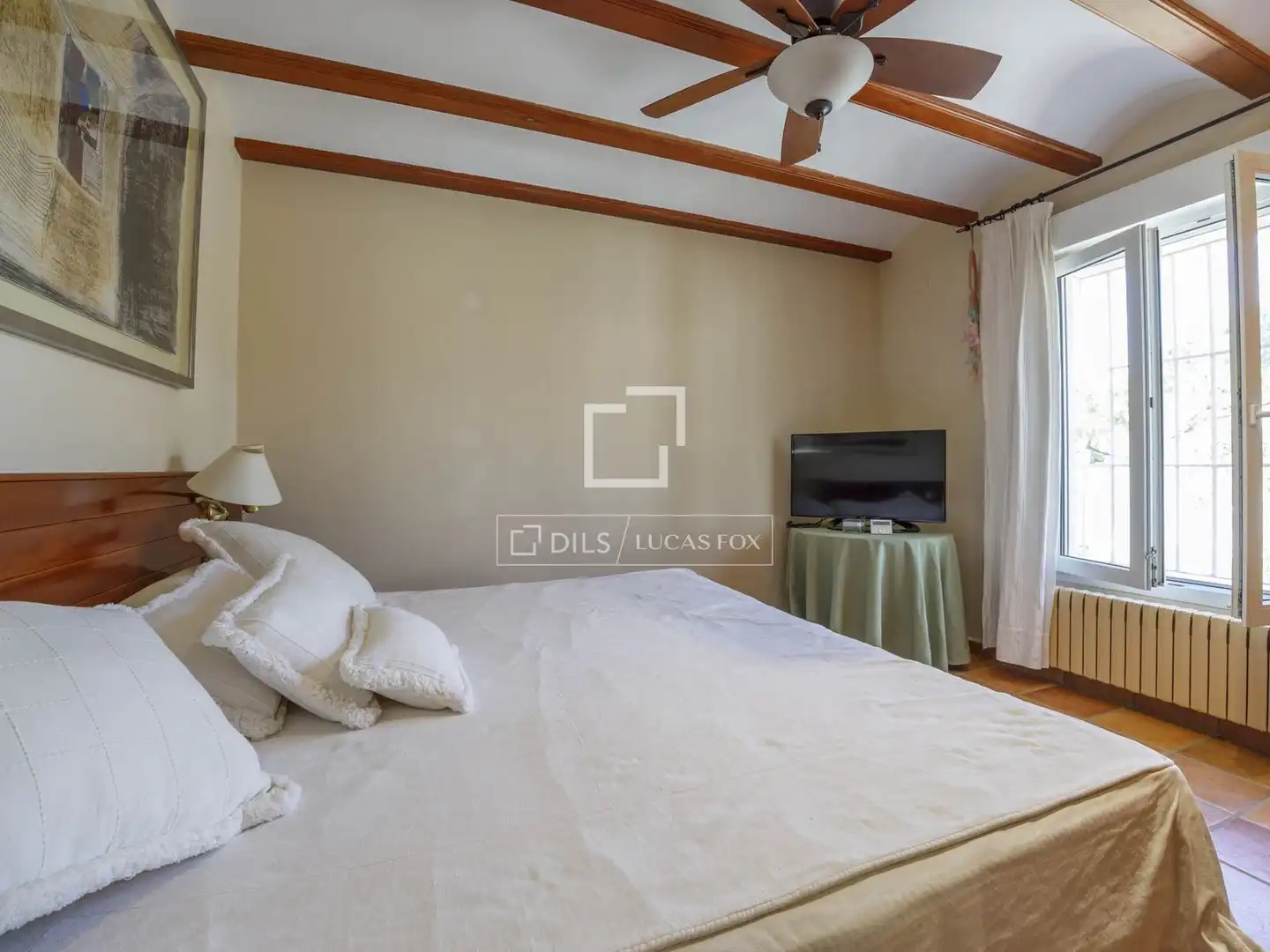 Habitación de Finca rústica en venta en Rocafort con Aire acondicionado, Jardín privado y Terraza