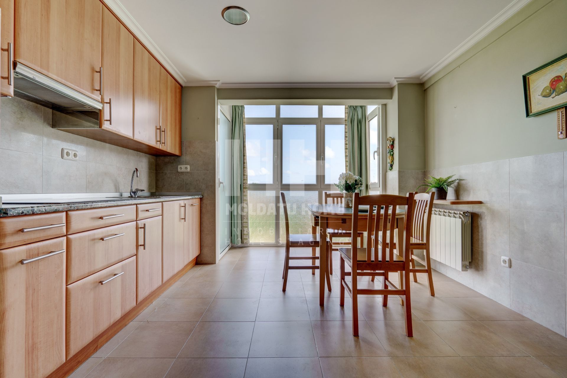 Kitchen of Flat for sale in Irun   with Heating, Terrace and Storage room