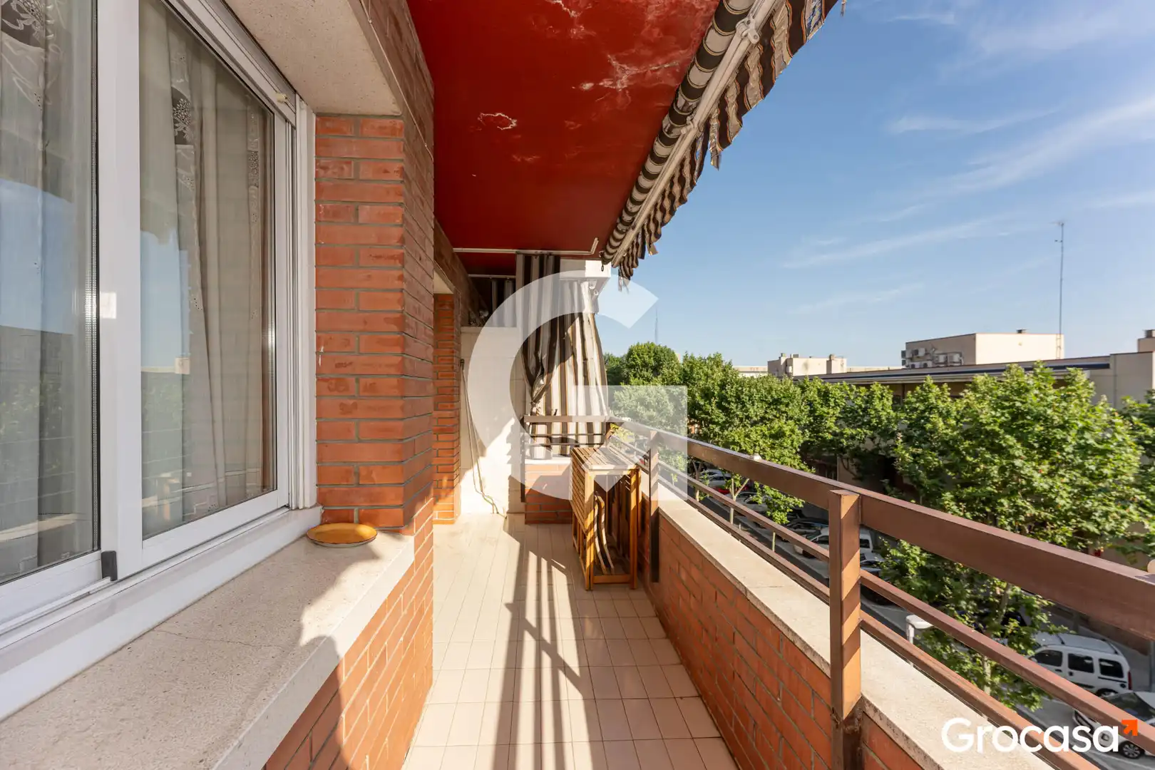 Balcony of Flat for sale in Cornellà de Llobregat  with Air Conditioner, Heating and Balcony