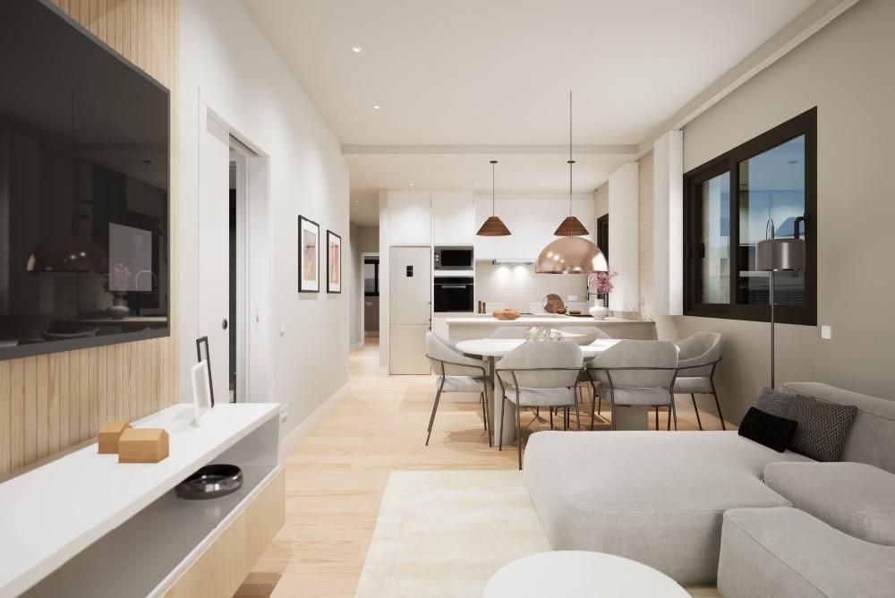 Sala d'estar de Planta baixa en venda en Vilanova i la Geltrú amb Aire condicionat, Calefacció i Jardí privat