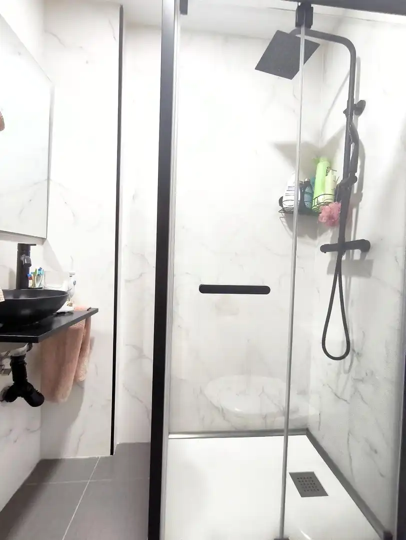 Baño de Casa o chalet en venta en Santa María de Cayón con Calefacción, Jardín privado y Terraza