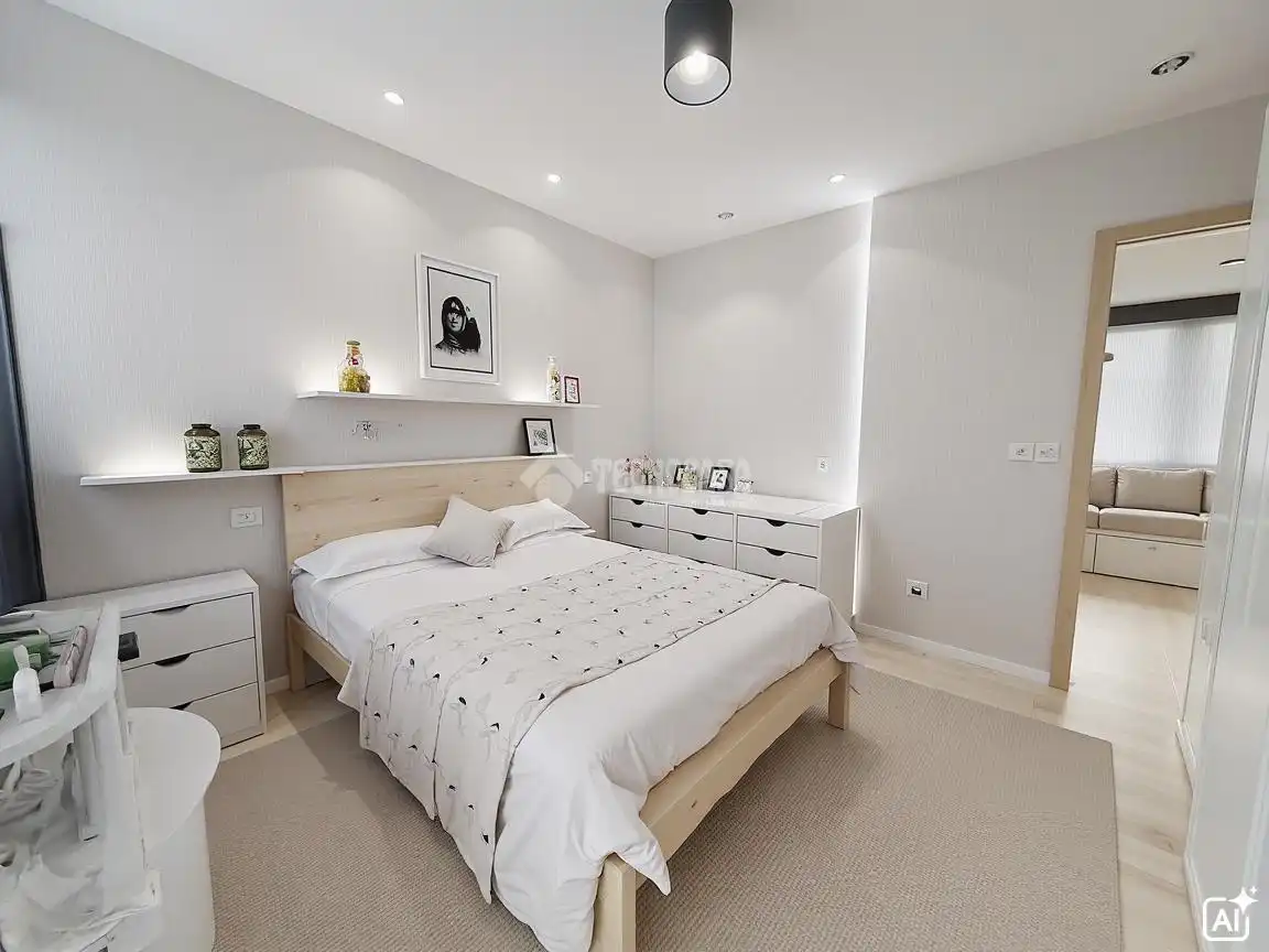 Bedroom of Flat for sale in Madrid  with Terrace