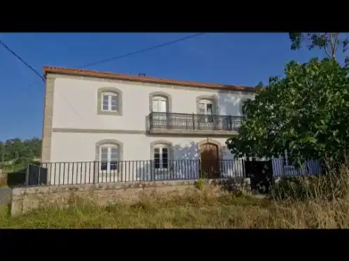 Außenansicht von Country house zur Miete in Muxía mit Privatgarten, Möbliert und Balkon