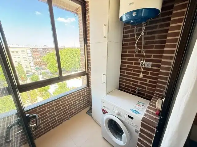 Terraza de Apartamento de alquiler en Murcia con Aire acondicionado, Calefacción y Parquet