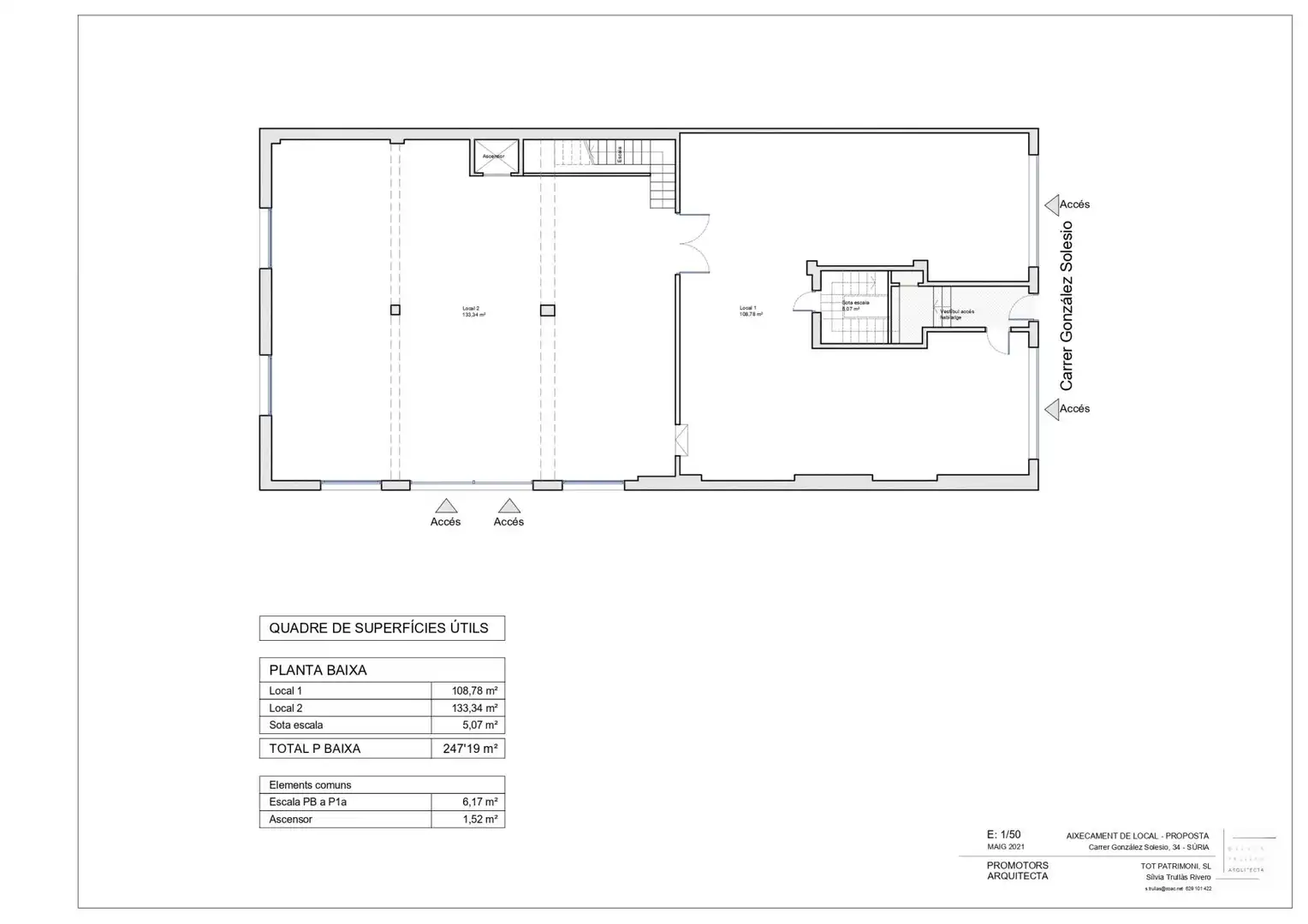 Business premises to rent in de González Solesio 34, imagen 2