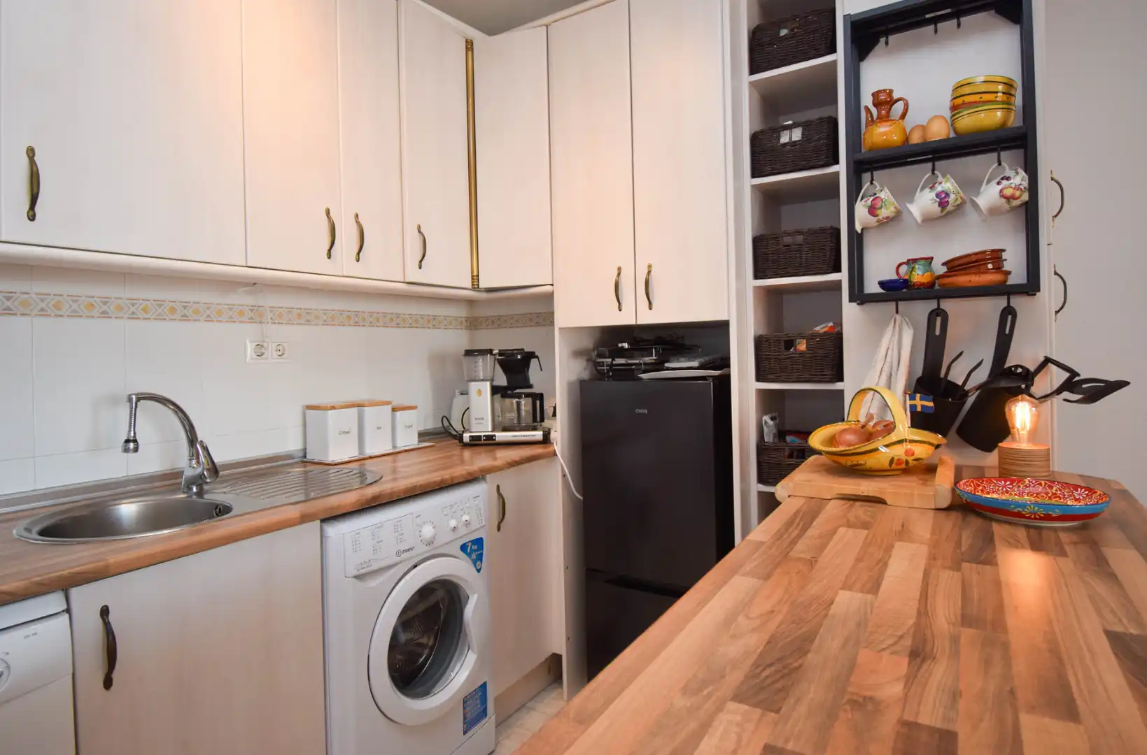 Cuina de Apartament en venda en Benalmádena amb Aire condicionat, Terrassa i Moblat
