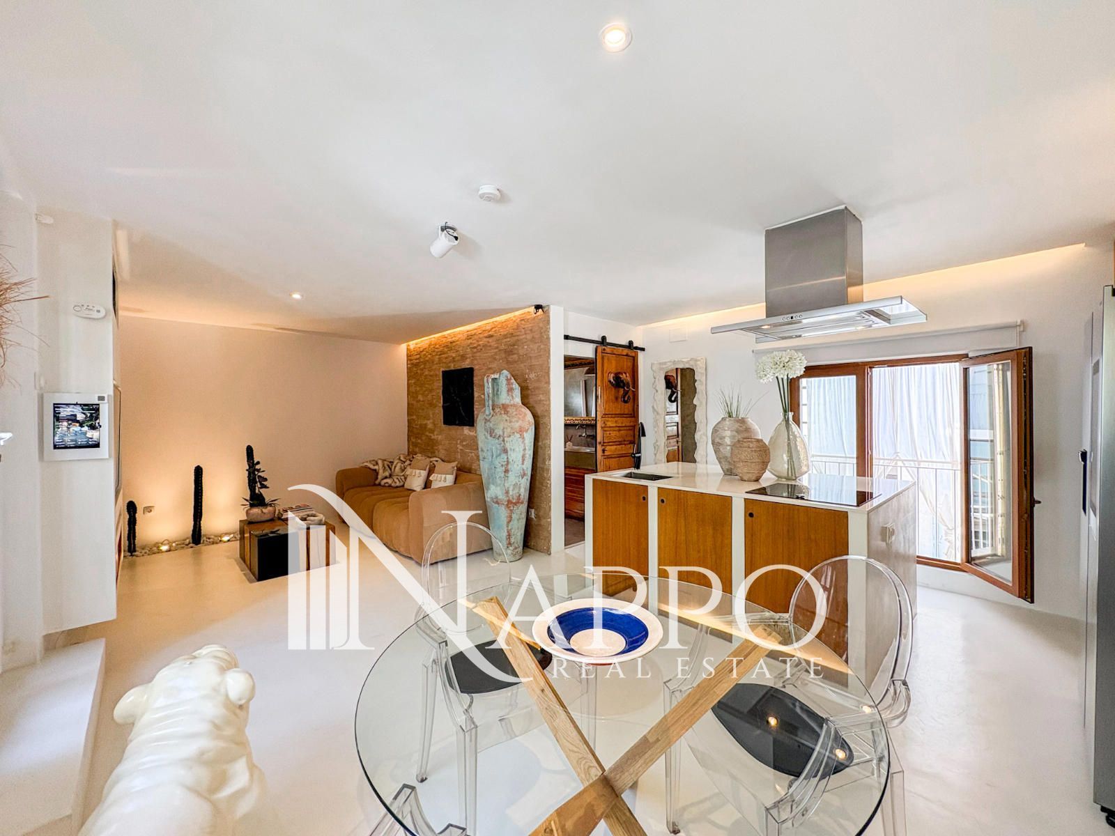 Sala d'estar de Àtic en venda en  Palma de Mallorca amb Aire condicionat, Calefacció i Terrassa