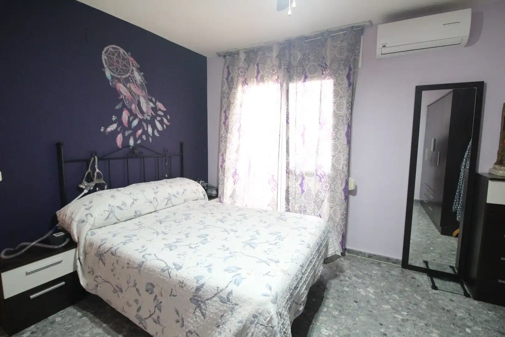 Schlafzimmer von Maisonette zum Verkauf in Alozaina mit Klimaanlage und Möbliert