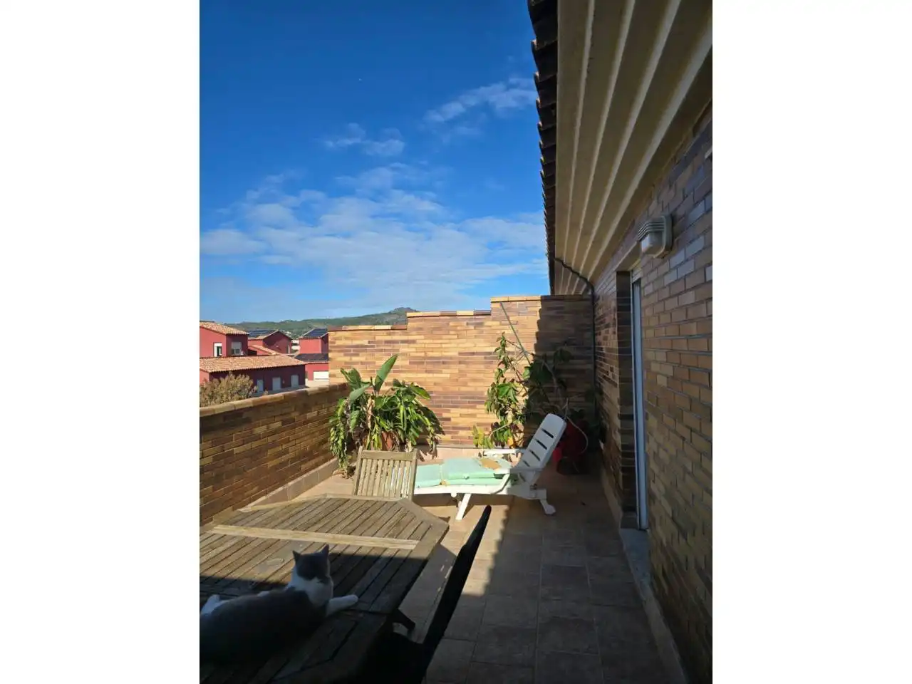 Terrassa de Casa adosada en venda en Castellón de la Plana / Castelló de la Plana amb Aire condicionat, Calefacció i Jardí privat