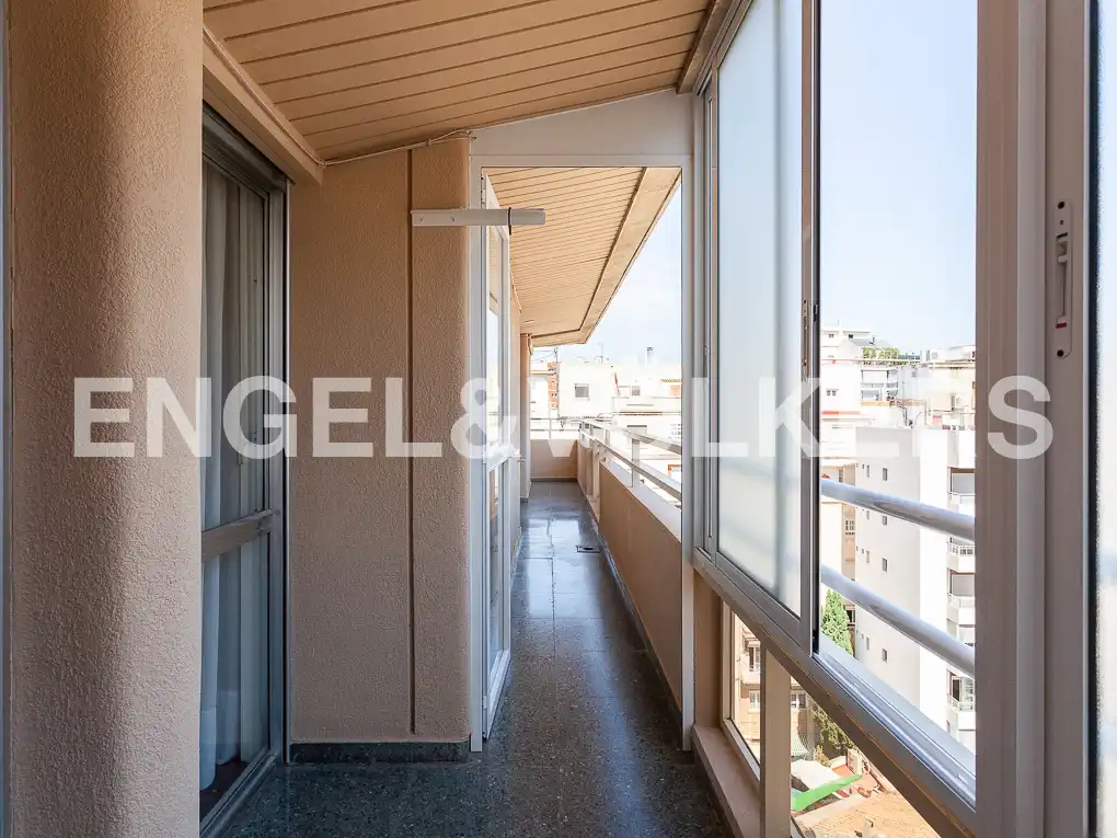 Balcony of Flat for rent in Valencia  with Air Conditioner, Heating and Terrace