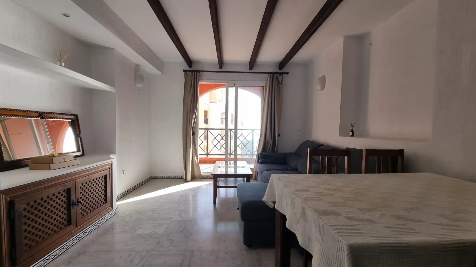 Sala de estar de Apartamento en venta en Torrevieja con Jardín privado, Terraza y Balcón