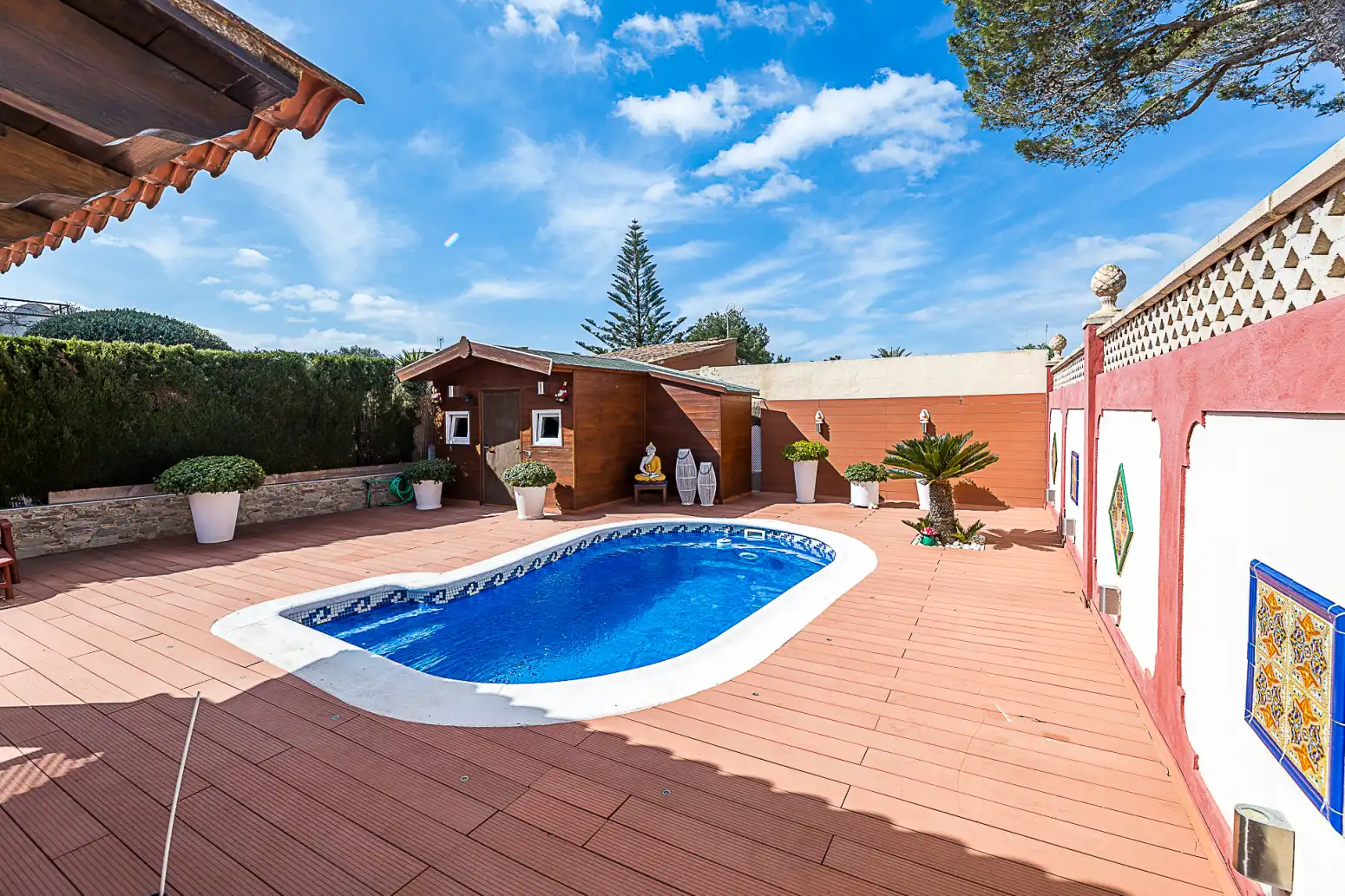 Piscina de Casa adosada en venda en Llucmajor amb Aire condicionat, Calefacció i Terrassa