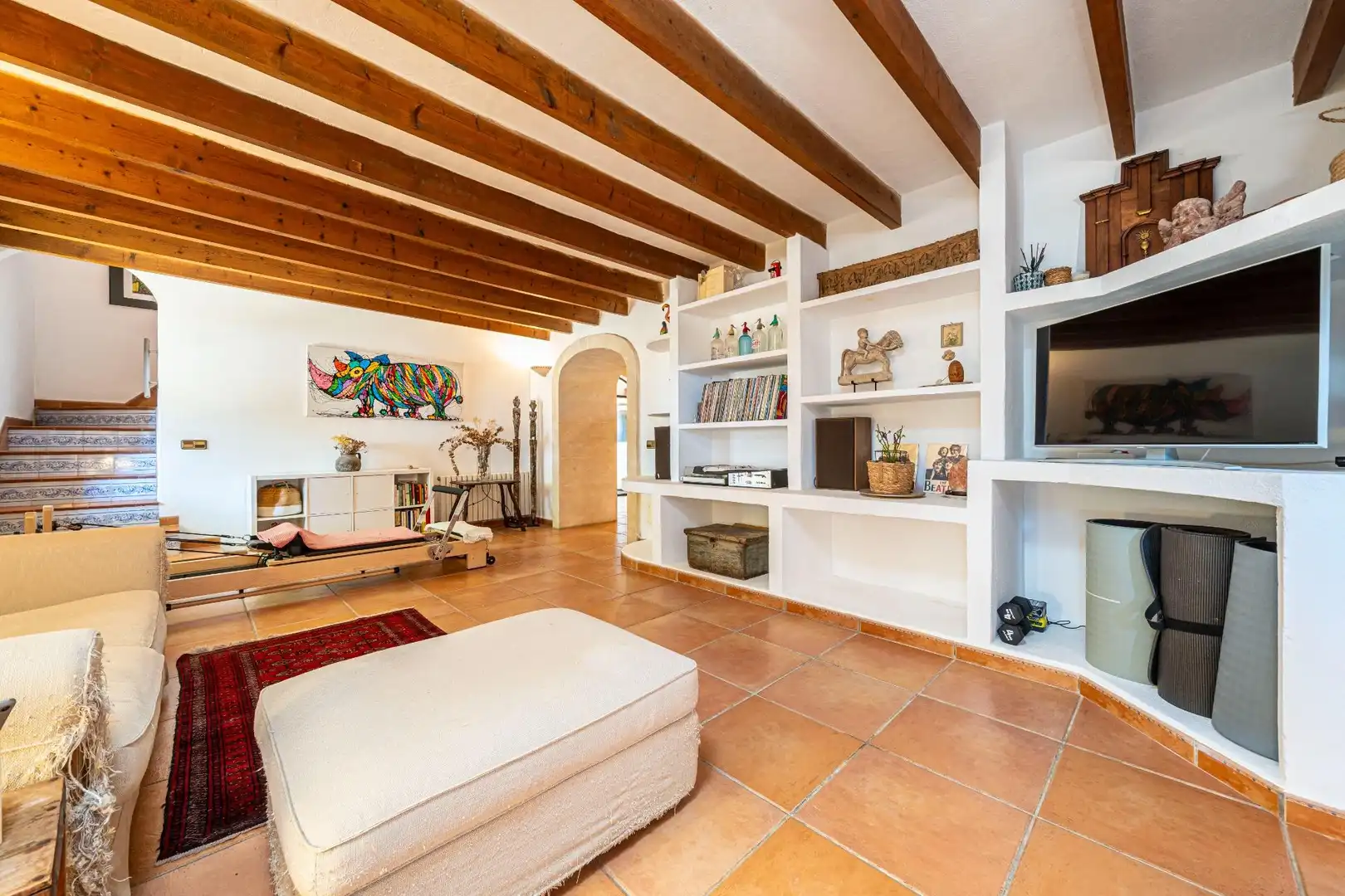 Sala d'estar de Finca rústica en venda en Campos