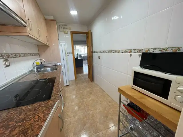 Kitchen of Flat for rent in Alicante / Alacant  with Air Conditioner, Heating and Terrace