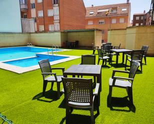 Terrace of Flat for sale in Salamanca Capital  with Terrace, Swimming Pool and Balcony