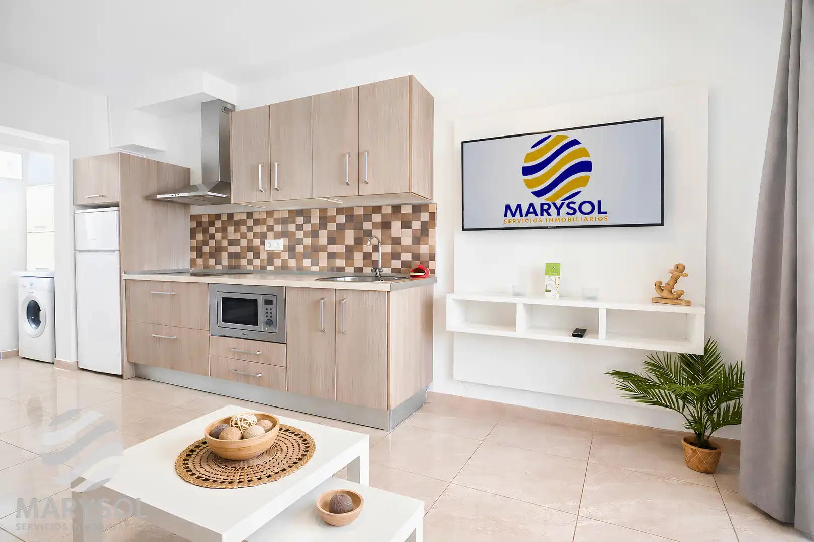Cocina de Casa o chalet de alquiler en San Bartolomé de Tirajana con Aire acondicionado, Terraza y Amueblado