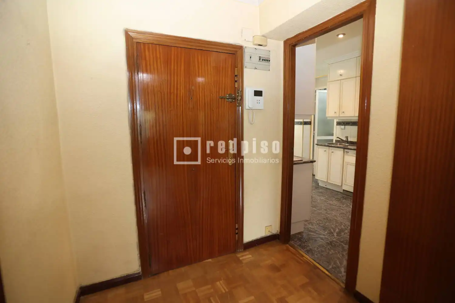 Bedroom of Flat for sale in Madrid  with Heating, Parquet flooring and Terrace