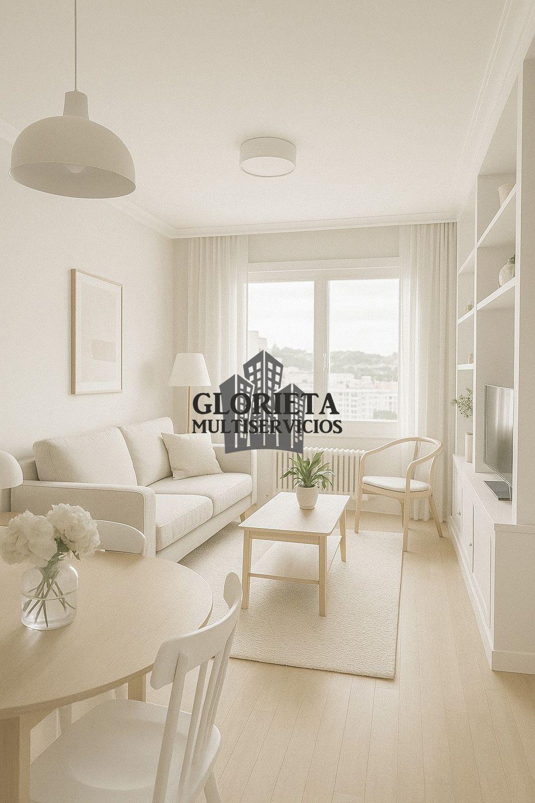 Living room of Flat for sale in Vigo   with Heating, Parquet flooring and Storage room