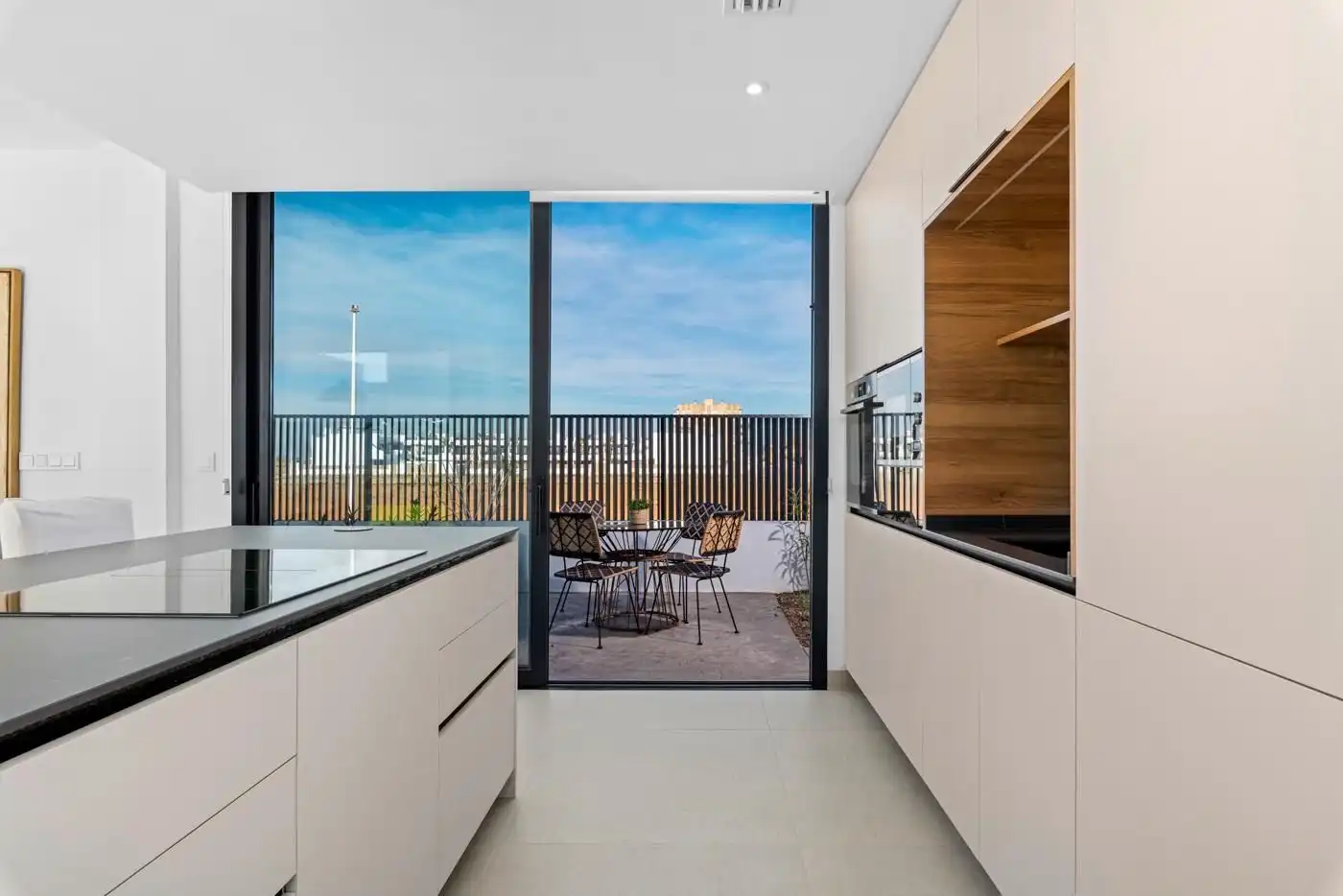 Cocina de Casa o chalet en venta en Murcia con Aire acondicionado, Calefacción y Jardín privado